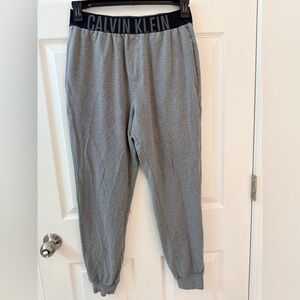 Calvin Klein Men's Gray Lightweight Pants